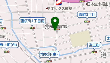 花のふじわらの地図画像