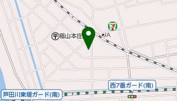 芳和接骨院の地図画像