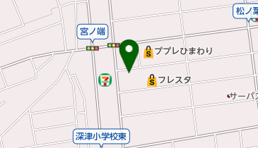 ワープグリーンの地図画像