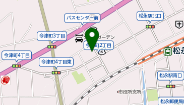フジイメガネ店の地図画像