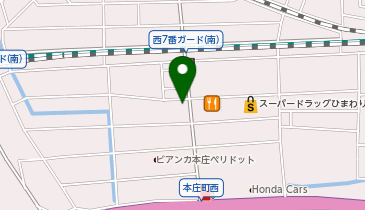 麻雀クラブ萬天の地図画像