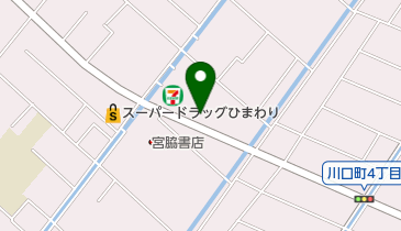 おだ理容の地図画像