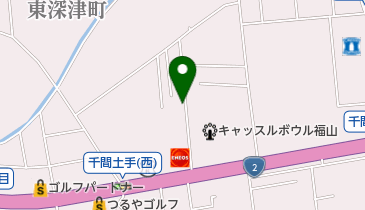 しらい理容室の地図画像