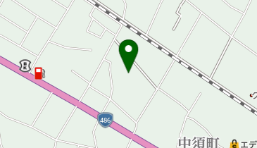 中塔ガラス建材の地図画像