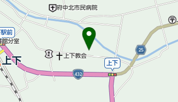 上下画廊の地図画像