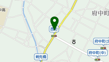 山崎自転車店の地図画像