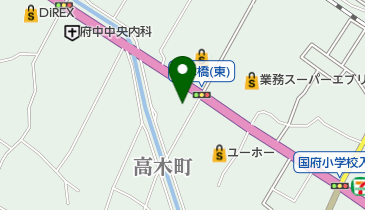 ブリヂストンショップ府中店の地図画像