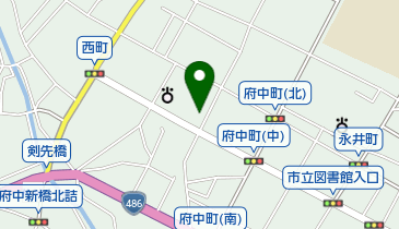ヤノブ時計店の地図画像