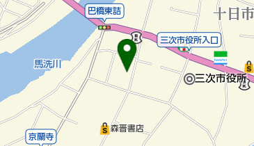 山田金物店の地図画像