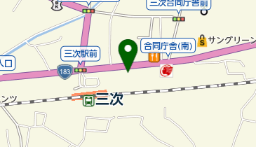 三次公証人役場の地図画像