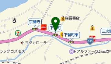 北川酒店の地図画像