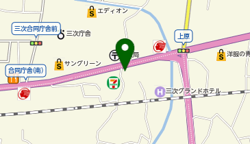 三次花壇 十日市店の地図画像