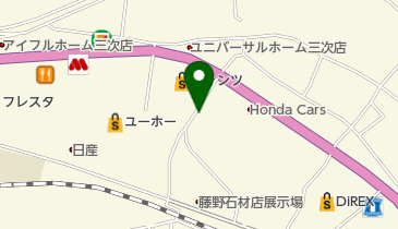 ハリカ広島三次店の地図画像