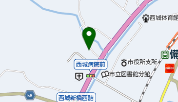 西城モータースの地図画像