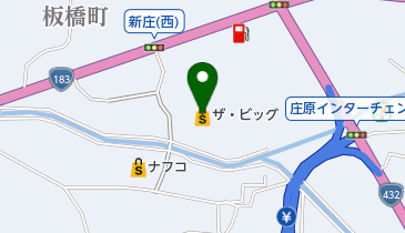 花壇庄原店の地図画像