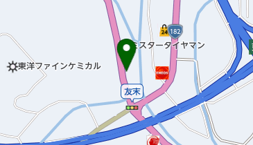 中村理容室の地図画像