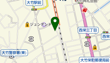 原田心龍書道教室の地図画像