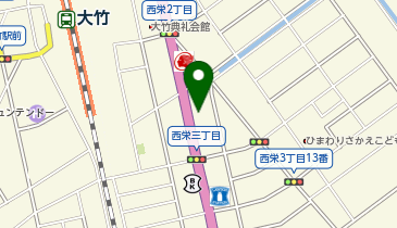 ヘアーメイク黒髪の地図画像