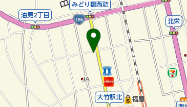 ミドリ美容室の地図画像