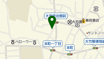 小田理容院の地図画像