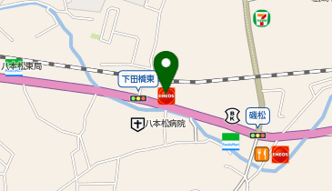 ネクサスエナジー株式会社 セルフ八本松SSの地図画像