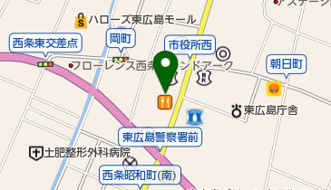 藍澤證券株式会社東広島支店の地図画像