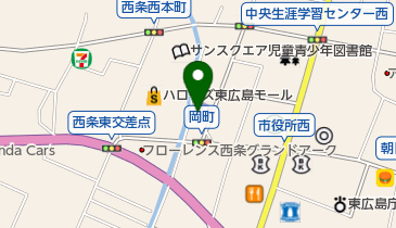 はなよしフラワーショップ 西条店の地図画像