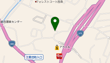 西条運転代行センターの地図画像
