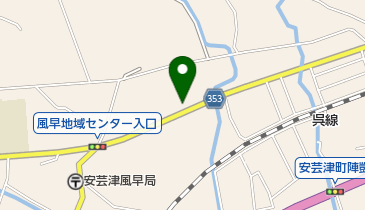 かじはら理容ヤングの地図画像