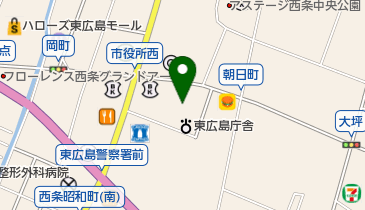 広島県東広島庁舎の地図画像