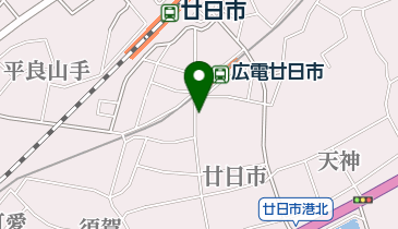 国広果物店の地図画像