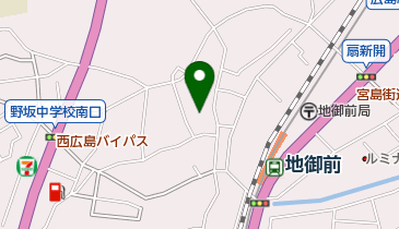 廿日市市 地御前市民センターの地図画像