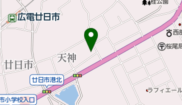 沖クリーニングの地図画像