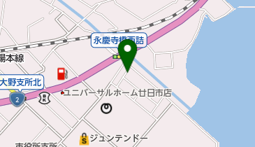 大野漁業協同組合の地図画像