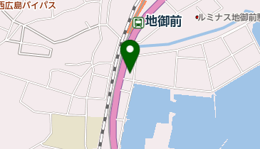 地御前漁協の地図画像