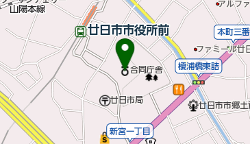 廿日市労働基準監督署の地図画像