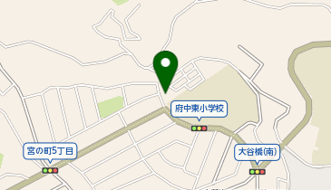 東地区センターの地図画像