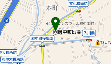 府中町職員労働組合の地図画像