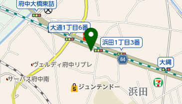 寺園動物病院の地図画像