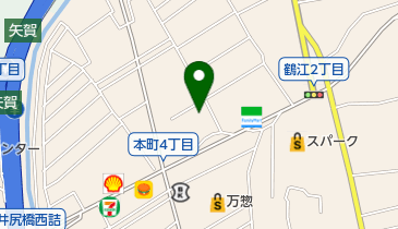 西村理容院の地図画像