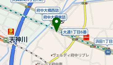 ヘアーサロンフジカワの地図画像