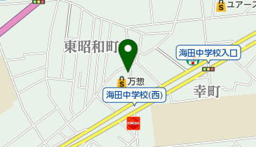 あきた理容院の地図画像