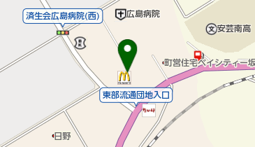 オキクリーニングフジグラン安芸店の地図画像