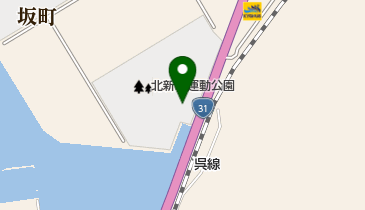 坂町B&G海洋センターの地図画像