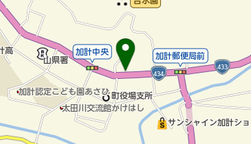 芸北園の地図画像