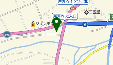 和風レストラン来夢の地図画像