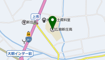 広島県新庄学園の地図画像