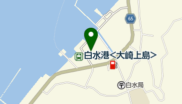 白水フェリーの地図画像