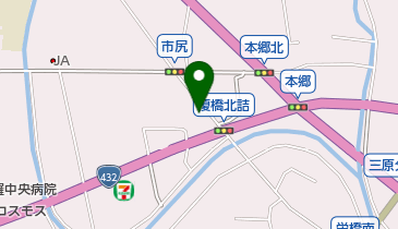 まるやま布団店の地図画像