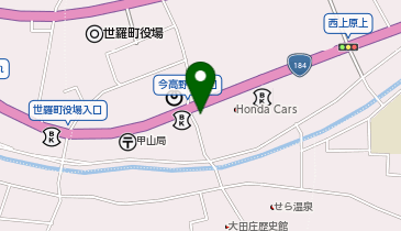 せら動物病院の地図画像